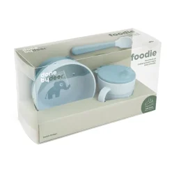 Done by deer Elphee Foodie First Meal Set 3 Pieces, Blue Hot