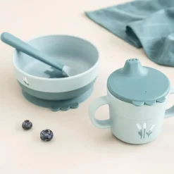 Done by deer Elphee Foodie First Meal Set 3 Pieces, Blue Hot