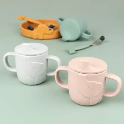 Done by deer Elphee Peekaboo sippy cup 120 ml, Green Outlet
