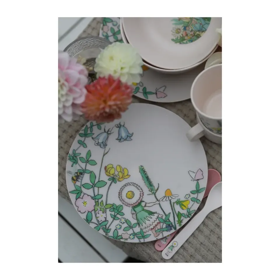 Rätt Start Elsa Beskow Blomsterfesten plate Ø20 cm, Multi Clearance