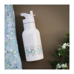 Rätt Start Elsa Beskow Blomsterfesten water bottle 34 cl, White Multi Sale