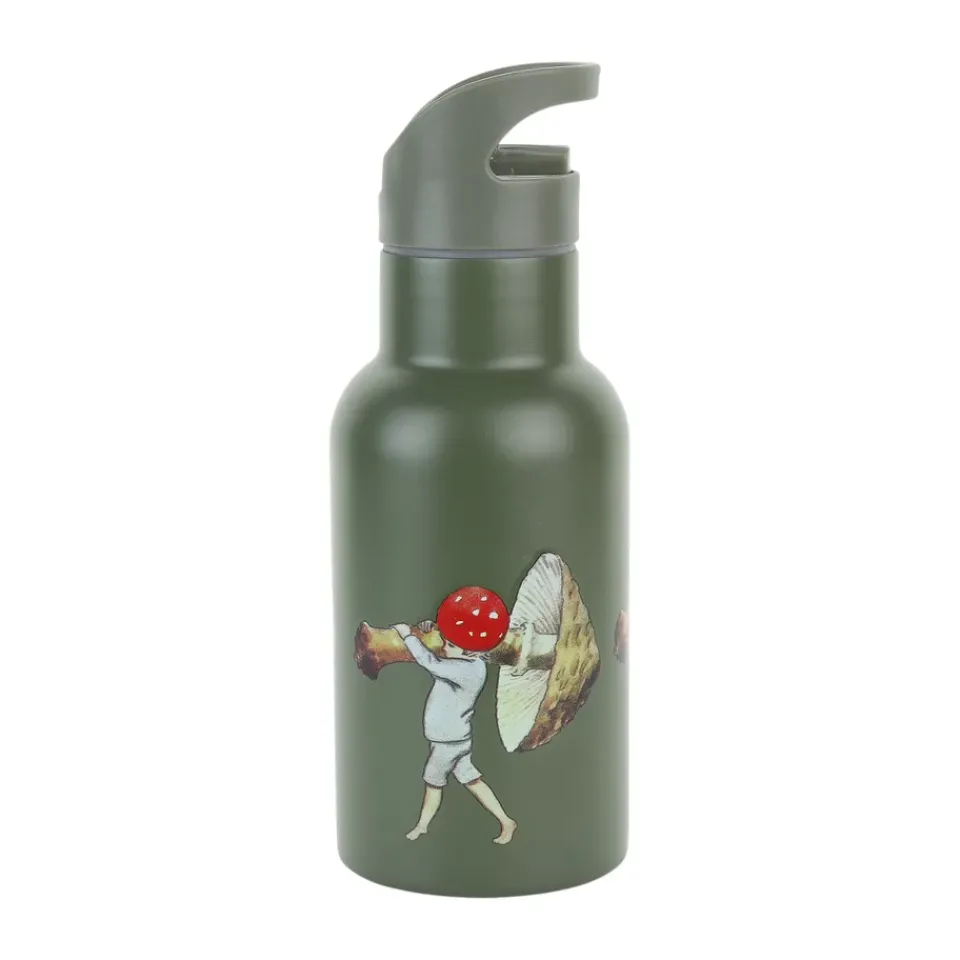 Rätt Start Elsa Beskow Tomtebobarnen water bottle 34 cl, Green Multi Online