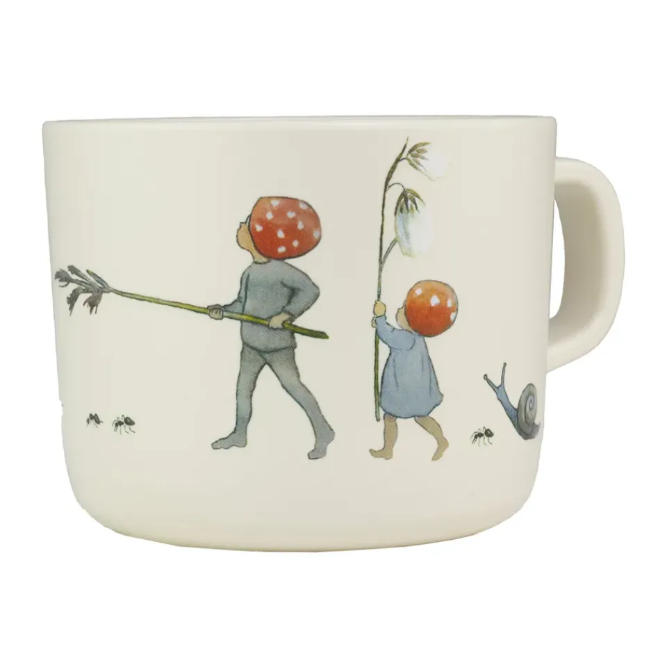 Rätt Start Elsa Beskow Tomtebobarnen mug 25 cl, White Multi New
