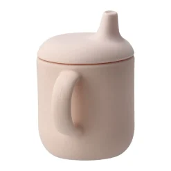 Scandi Living Elvie sippy cup silicone 180 ml, Blusher Pink Clearance
