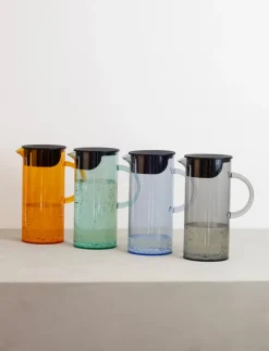 Stelton EM77 jug with lid 1.5 L, Saffron Orange New