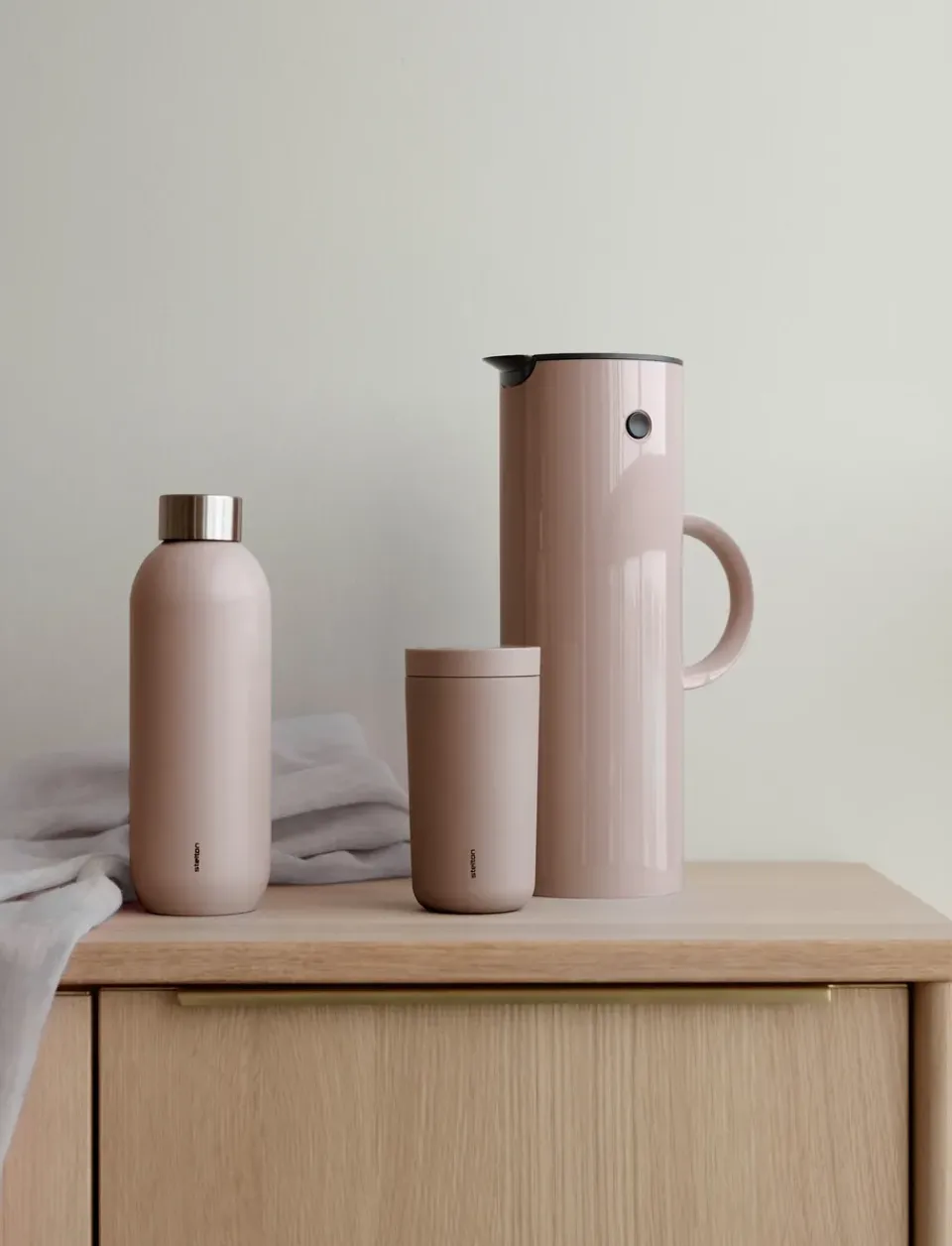 Stelton EM77 vacuum jug 1 l, Heather Pink Best