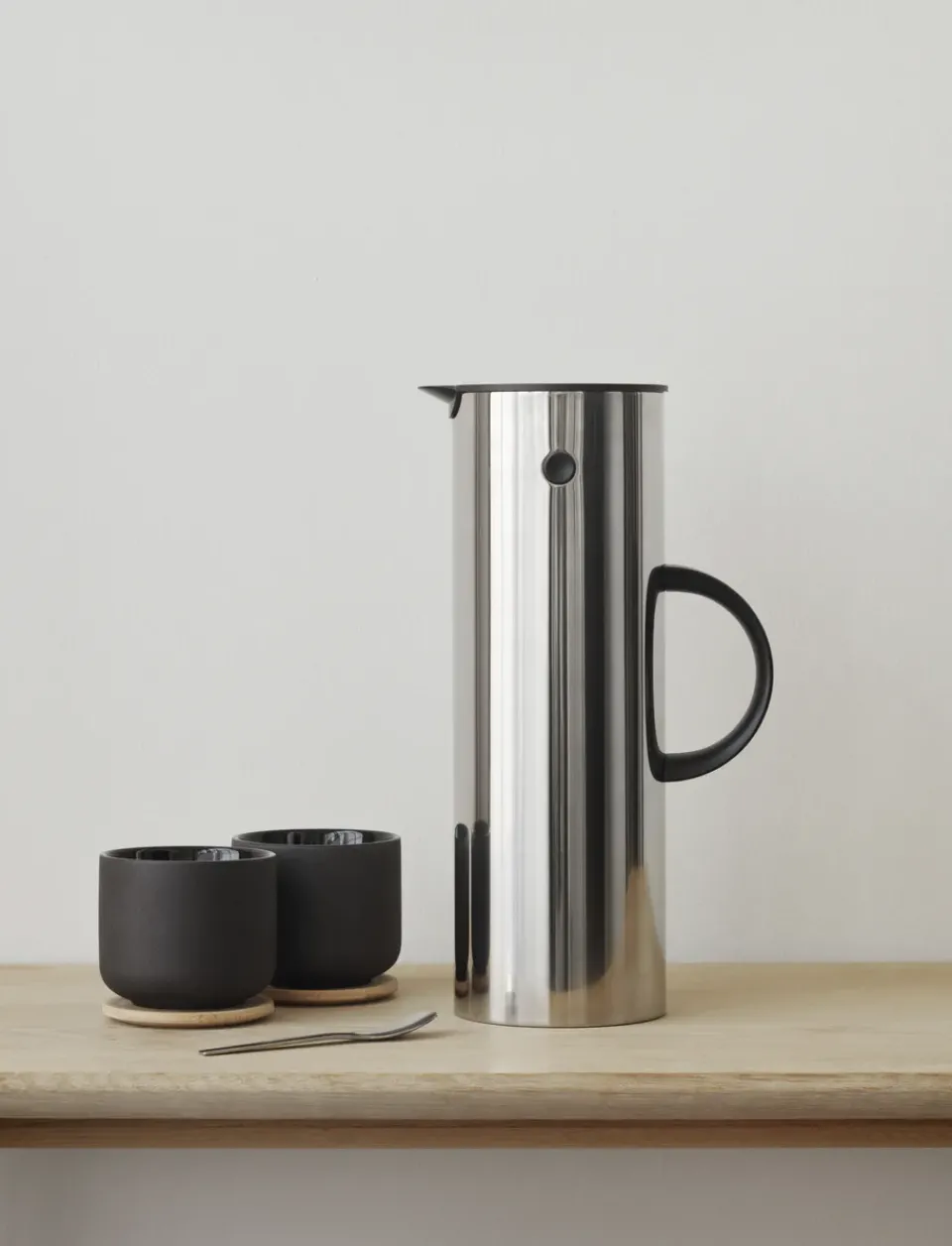 Stelton EM77 vacuum jug 1 l, stainless steel Silver-coloured