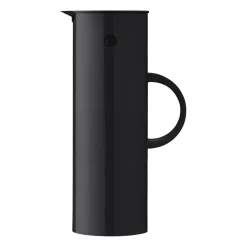 Stelton EM77 vacuum jug 1 l, shiny Black Clearance