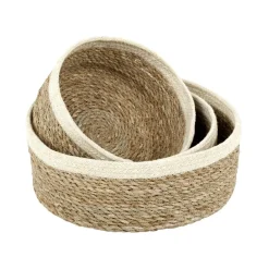 Dixie Emil bread basket 3-pack, nature-white BeigeWhite Clearance