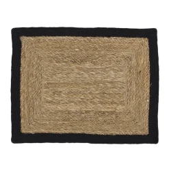 Dixie Emil placemat, nature-black BeigeBlack Online