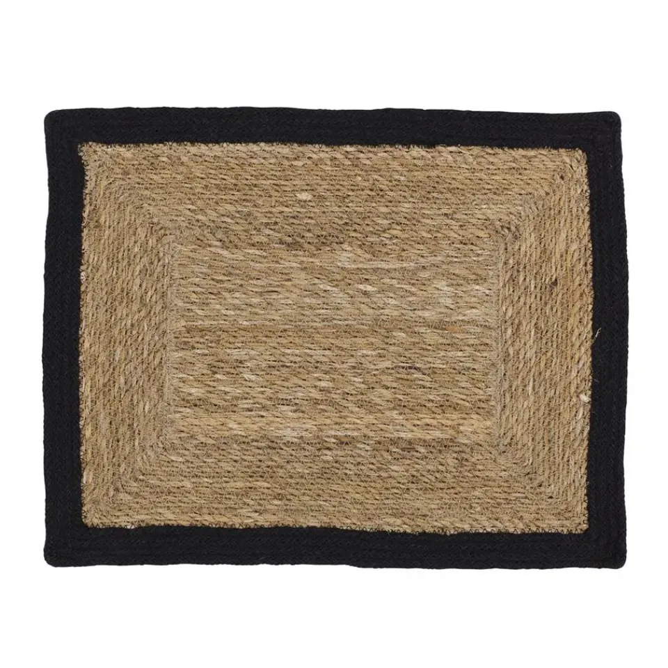 Dixie Emil placemat, nature-black BeigeBlack Online