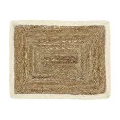Dixie Emil placemat, nature-white BeigeWhite Discount