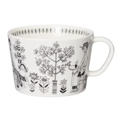 Arabia Emilia cup 40 cl, Black-white BlackWhite Outlet
