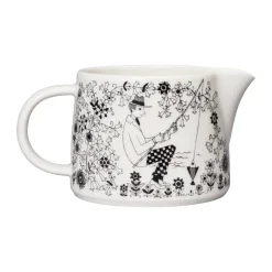 Arabia Emilia pot 35 cl, Black-white BlackWhite Best