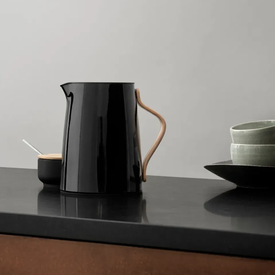 Stelton Emma tea vacuum jug, Black BrownBlack