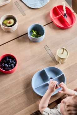 OYOY Enkei suction children's plate, Cherry Red Sale
