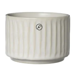 ERNST bowl ribbed Ø7.5 cm, Natural White Discount