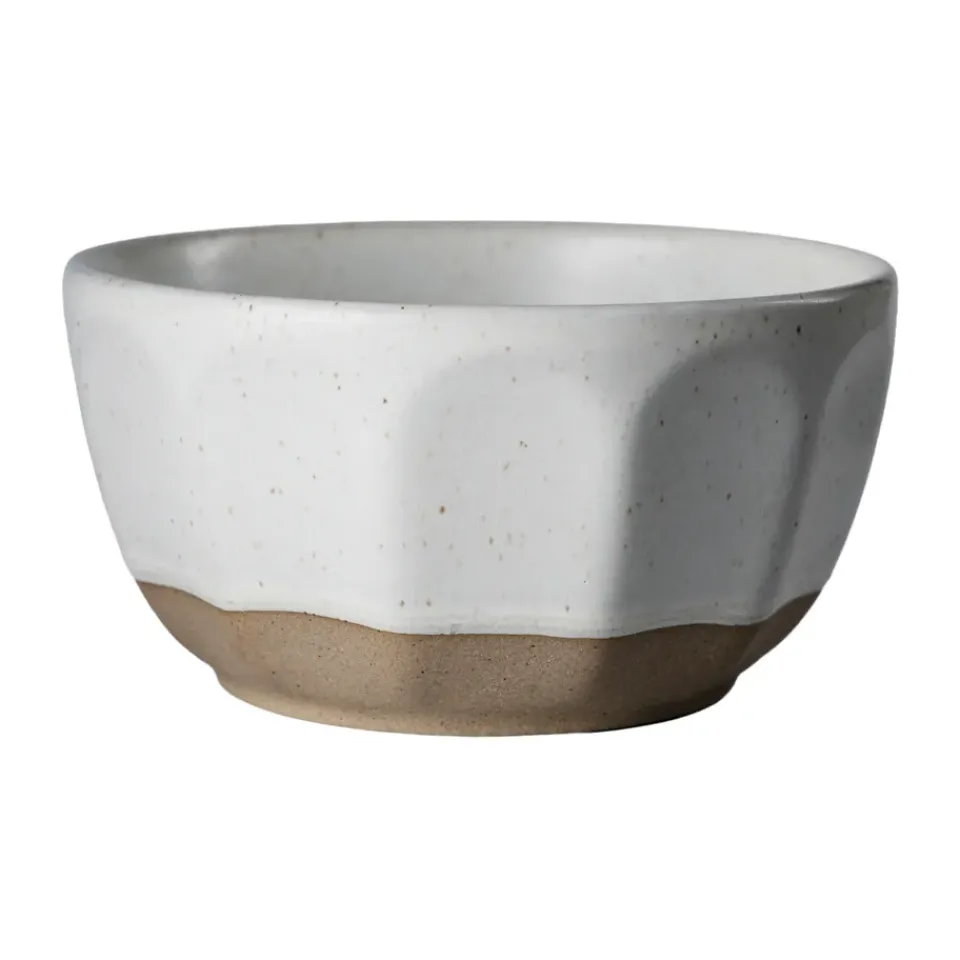 ERNST bowl stoneware, White-nature, Ø12 cm WhiteBeige Online
