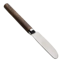 ERNST butter knife with wooden handle, Dark Brown