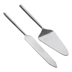 ERNST cake cutlery 2 pieces, Stainless steel Silver-coloured Hot
