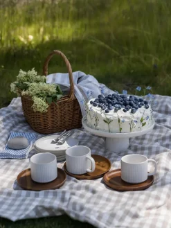 ERNST cake platter Ø27 cm, Vanilla White New