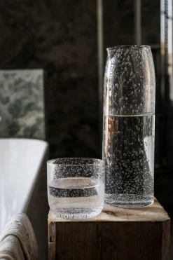 ERNST carafe bubbly glass 1 L, Clear Transparent