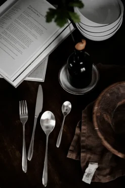 ERNST cutlery set matte finish, 16 pieces Silver-coloured