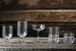 ERNST drinking glass bubbly glass 50 cl 2-pack, Clear Transparent Hot