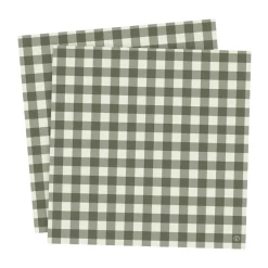 ERNST napkin checkered 33x33 cm 20-pack, Green-light grey GreenGrey Sale