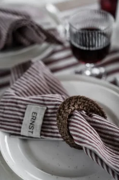 ERNST napkin ring 2-pack, Dark Brown Discount