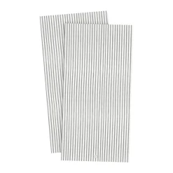 ERNST napkin striped 10x20 cm 20-pack, White-grey stripe WhiteGrey Discount