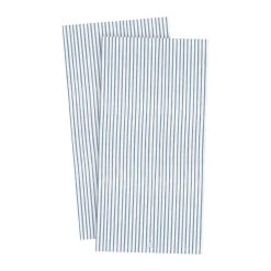 ERNST napkin striped 10x20 cm 20-pack, Light blue-white BlueWhite Best