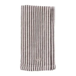 ERNST napkin thin stripes 40x40 cm, Brown-white BrownWhite New