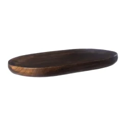 ERNST serving tray oval 17x28 cm, Dark Brown Online