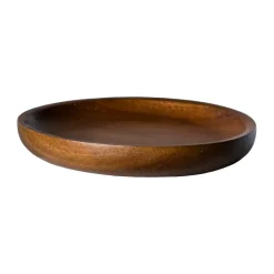 ERNST wooden tray, Acacia, Ø10 cm Brown Best