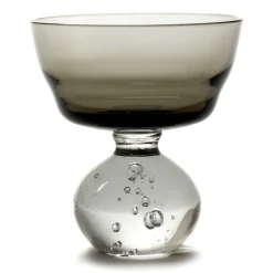 Serax Eternal snow stem glass M 9.2 cm, Smoky Grey Best