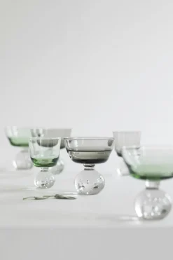 Serax Eternal snow stem glass M 6.3 cm, Green