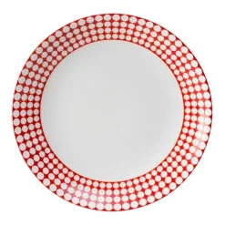 Gustavsbergs Porslinsfabrik Eva plate, Ø 22 cm RedWhite Hot