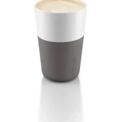 Eva Solo cafe latte mug 2 pack, Elephant grey Pink