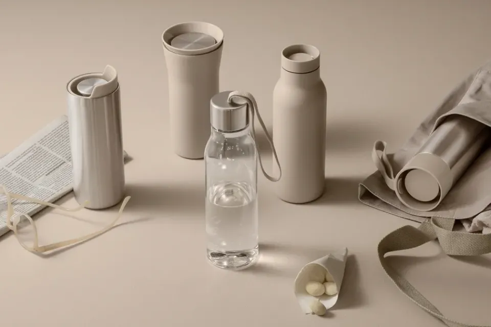 Eva Solo drinking bottle 0.5 l, Pearl beige BeigeTransparent Online