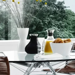 Eva Solo glass carafe 1 L, Stainless steel Silver-colouredTransparent Hot