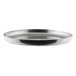 Alessi Extra ordinary texture tray, Ø35 cm Silver-coloured Best