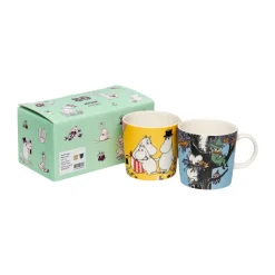 Moomin Arabia Family Cozy & Friends Forever Moomin Mug 2 pieces, 30 cl Multi Best