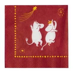 Moomin Arabia Festive Moments Moomin Paper Napkin 33x33 cm, 20-pack Red Sale