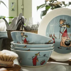 Moomin Arabia Fillyjonk Moomin bowl, Grey New