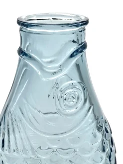 Serax Fish & Fish glass bottle 85 cl, Light Blue Outlet
