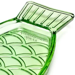 Serax Fish & Fish plate 10x23 cm, Green Outlet