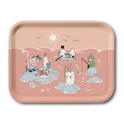 Opto Design Fiske Moomin summer 2022 tray 20x27 cm, Pink PinkMulti Online