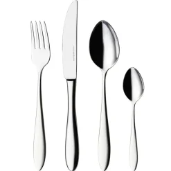 Hardanger Bestikk Fjord cutlery set, 24 pcs Silver-coloured Sale