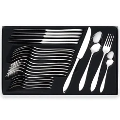 Hardanger Bestikk Fjord cutlery set, 24 pcs Silver-coloured Sale